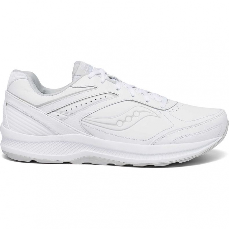 White Men\'s Saucony Echelon Walker 3 Extra Wide Running Shoes | MALAYSIA-MXPO