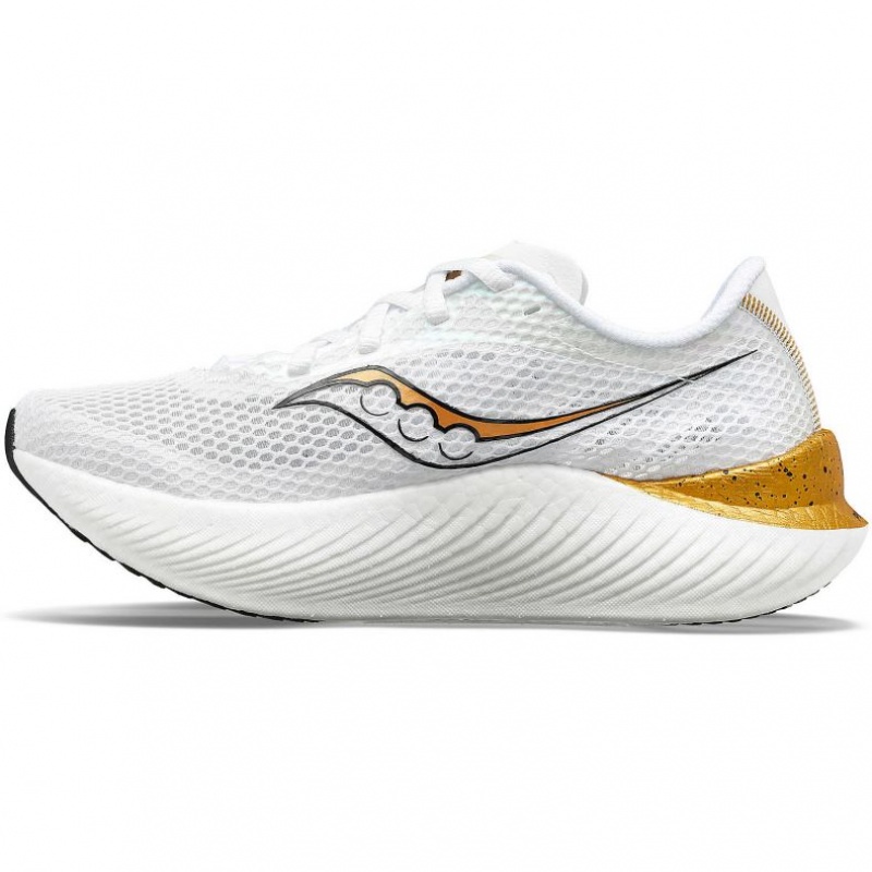 White Men's Saucony Endorphin Pro 3 Running Shoes | MALAYSIA-YIGU