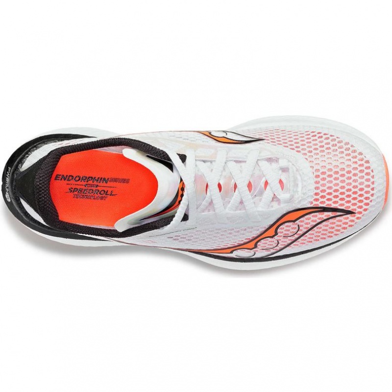 White Men's Saucony Endorphin Pro 3 Running Shoes | MALAYSIA-XCLP