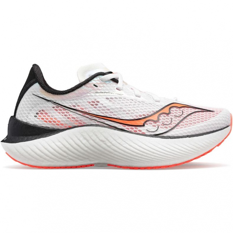 White Men\'s Saucony Endorphin Pro 3 Running Shoes | MALAYSIA-XCLP