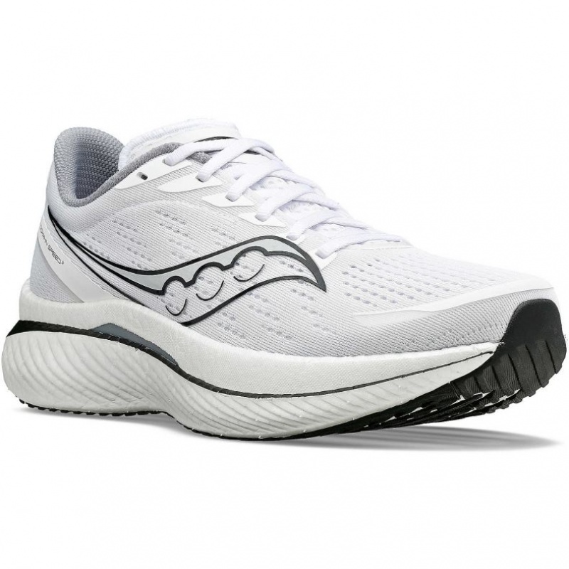 White Men's Saucony Endorphin Speed 3 Running Shoes | MALAYSIA-PEYT