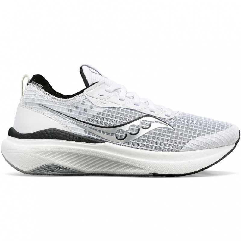 White Men\'s Saucony Freedom Crossport Running Shoes | MALAYSIA-KJQS