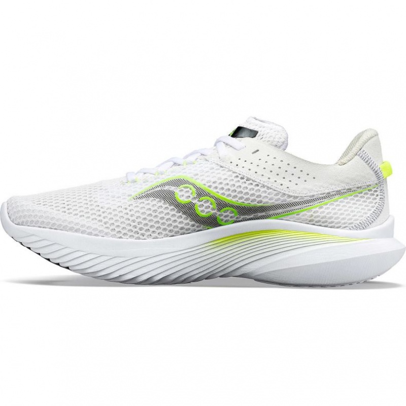 White Men's Saucony Kinvara 14 Running Shoes | MALAYSIA-CNBI