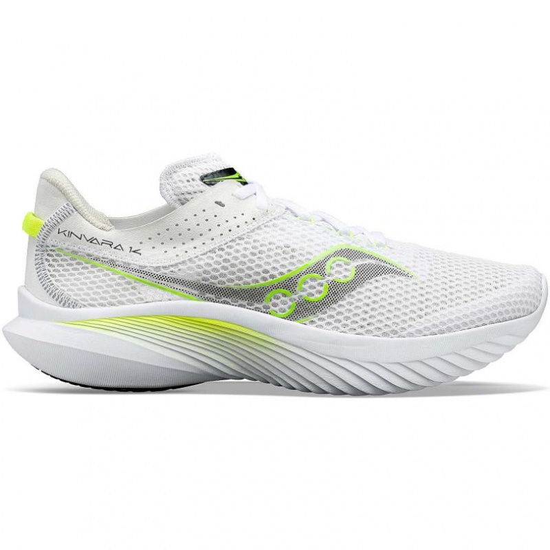 White Men\'s Saucony Kinvara 14 Running Shoes | MALAYSIA-CNBI