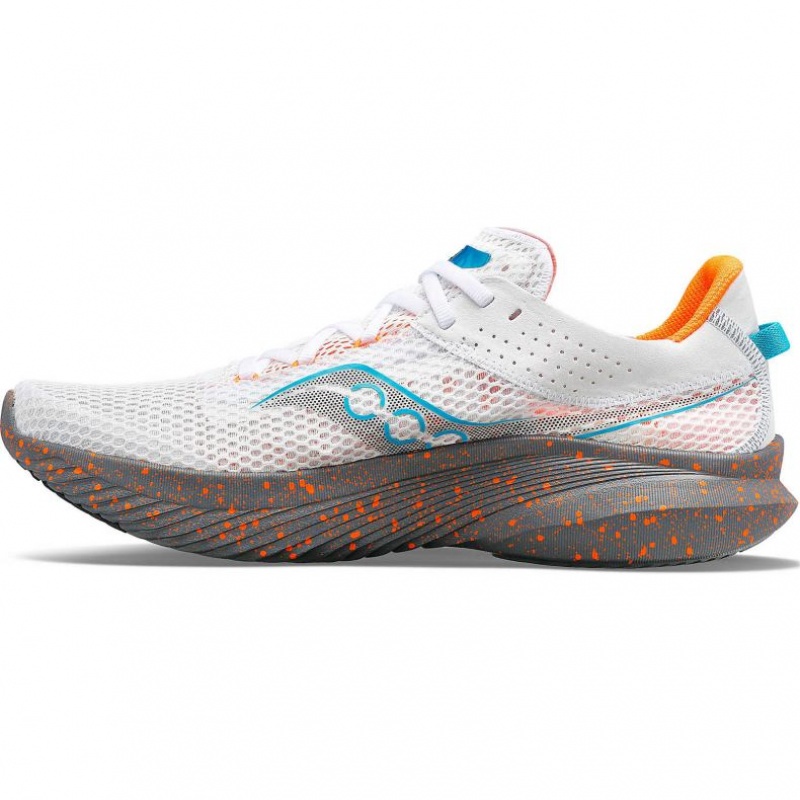 White Men's Saucony Kinvara 14 Running Shoes | MALAYSIA-IOXK