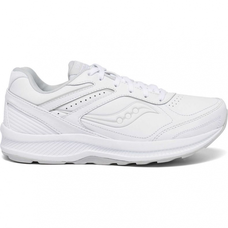 White Women\'s Saucony Echelon Walker 3 Wide Running Shoes | MALAYSIA-GPCW