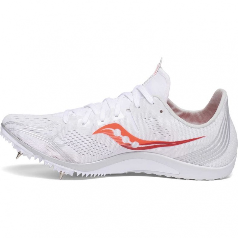 White Women's Saucony Endorphin 3 Spikes | MALAYSIA-LRSG