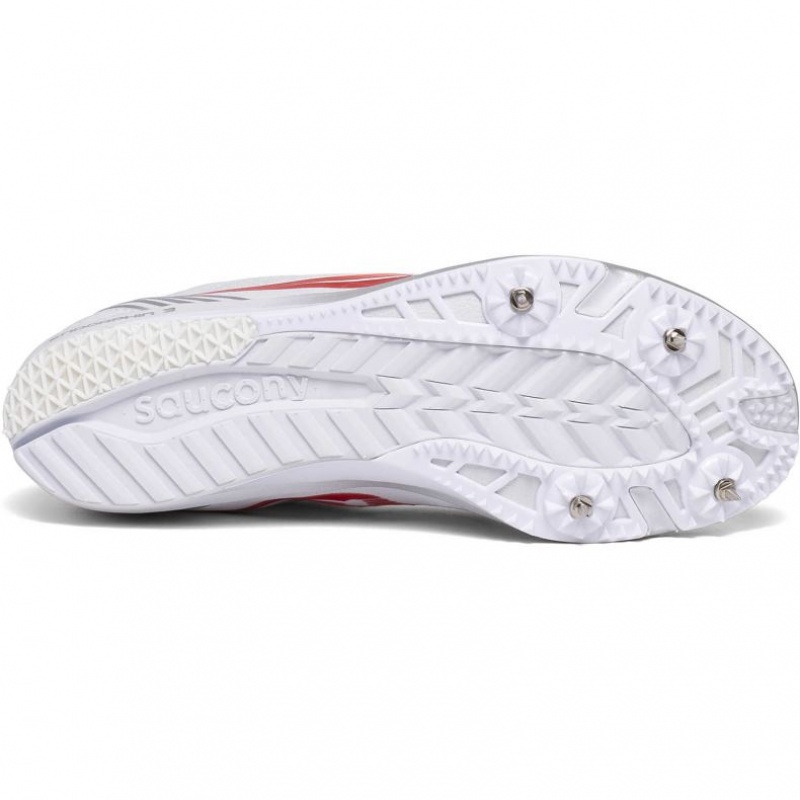 White Women's Saucony Endorphin 3 Spikes | MALAYSIA-LRSG