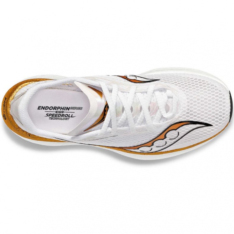 White Women's Saucony Endorphin Pro 3 Running Shoes | MALAYSIA-AEFP