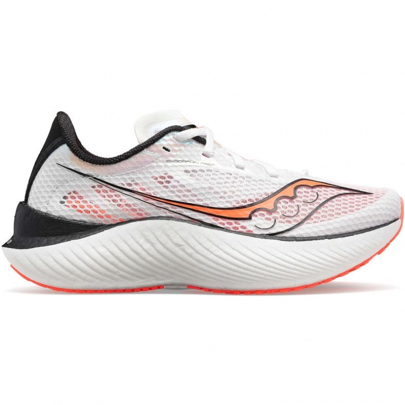 White Women\'s Saucony Endorphin Pro 3 Running Shoes | MALAYSIA-QWFC