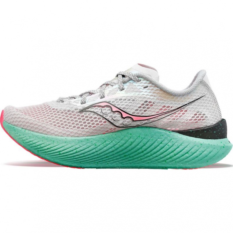 White Women's Saucony Endorphin Pro 3 Running Shoes | MALAYSIA-CAFP