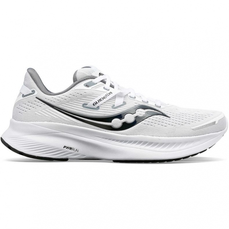 White Women\'s Saucony Guide 16 Running Shoes | MALAYSIA-BKVZ