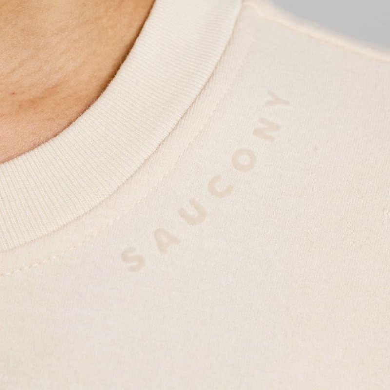 White Women's Saucony Recovery Crew Sweatshirt | MALAYSIA-HOVF