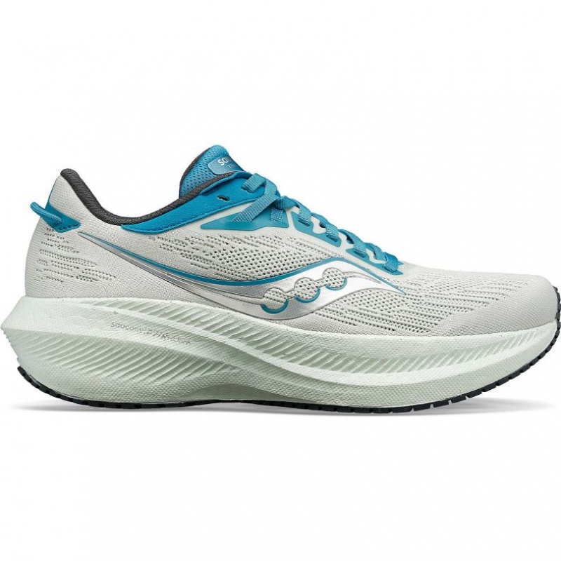 White Women\'s Saucony Triumph 21 Running Shoes | MALAYSIA-XTSQ