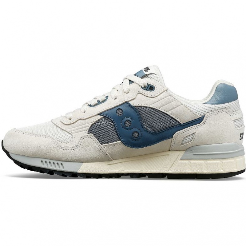 White / Blue Men's Saucony Shadow 5000 Sneakers | MALAYSIA-NUFJ