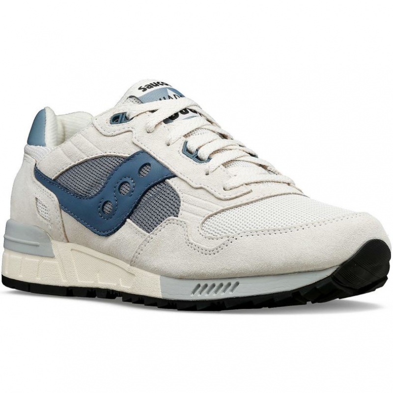 White / Blue Men's Saucony Shadow 5000 Sneakers | MALAYSIA-NUFJ