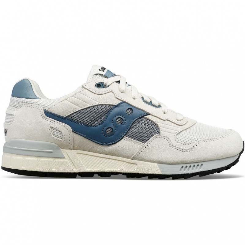 White / Blue Men\'s Saucony Shadow 5000 Sneakers | MALAYSIA-NUFJ