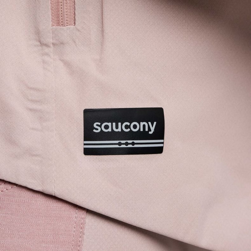 White / Pink Women's Saucony Runshield Jacket | MALAYSIA-DMSK