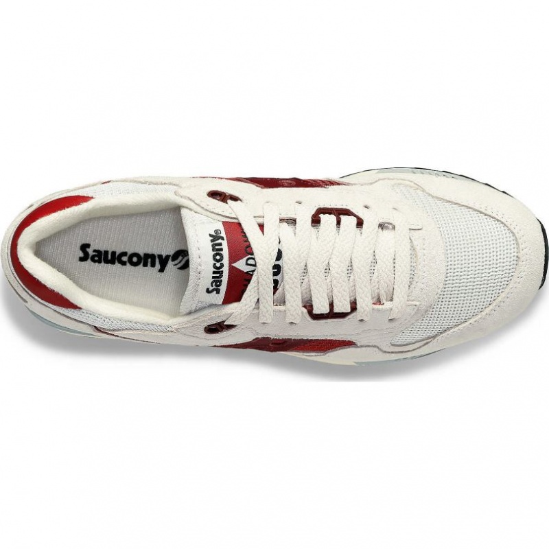 White / Red Men's Saucony Shadow 5000 Sneakers | MALAYSIA-HYUC