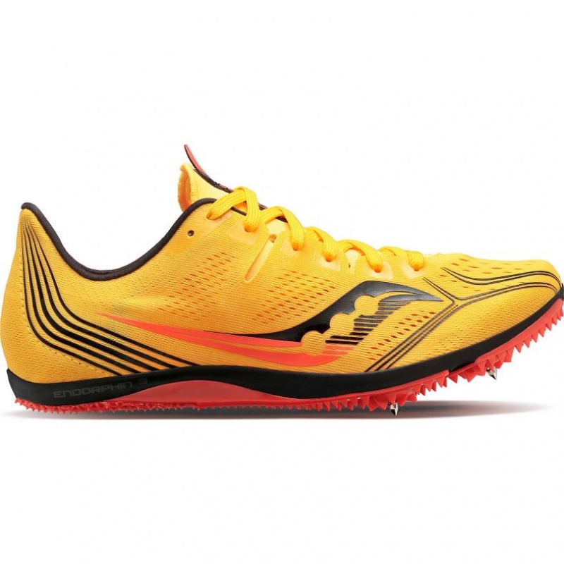 Yellow Men\'s Saucony Endorphin 3 Spikes | MALAYSIA-QSOB