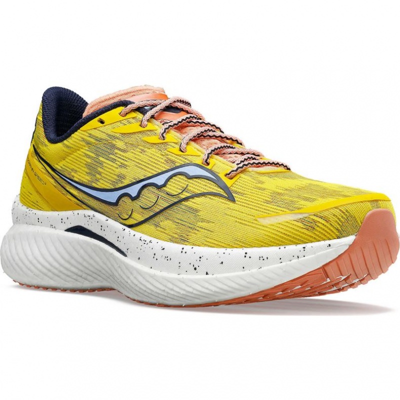 Yellow Men's Saucony Endorphin Speed 3 Running Shoes | MALAYSIA-PYEJ