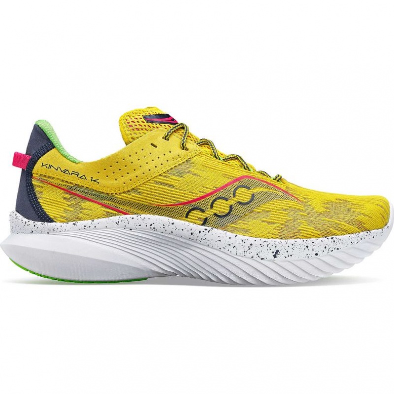 Yellow Men\'s Saucony Kinvara 14 Running Shoes | MALAYSIA-EYUW