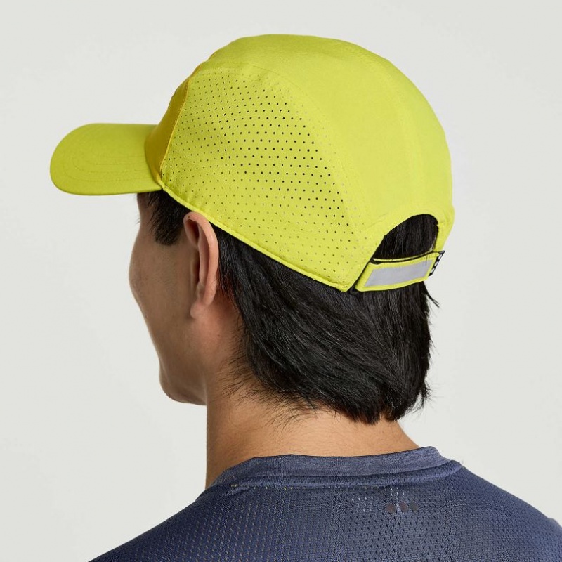 Yellow Men's Saucony Outpace Hat | MALAYSIA-CVJM