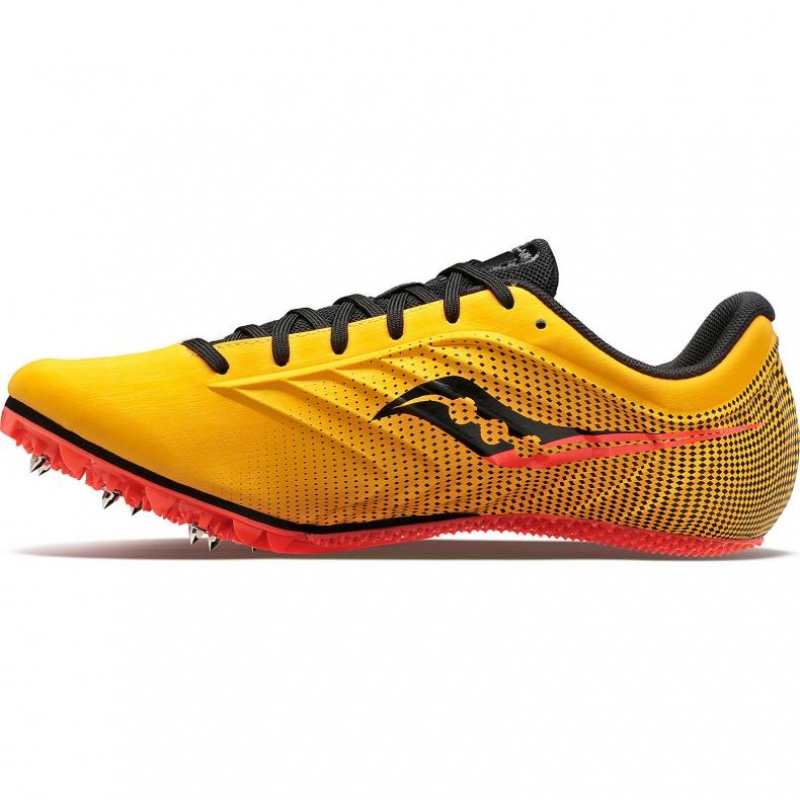 Yellow Men's Saucony Spitfire 5 Spikes | MALAYSIA-AVJM