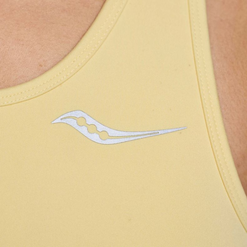 Yellow Women's Saucony Fortify Bra | MALAYSIA-AQRM